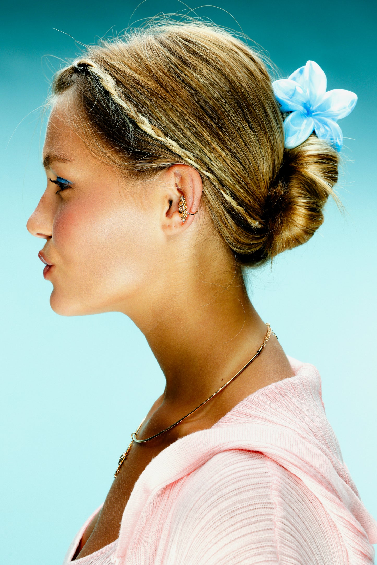 סט קליפסים פרח