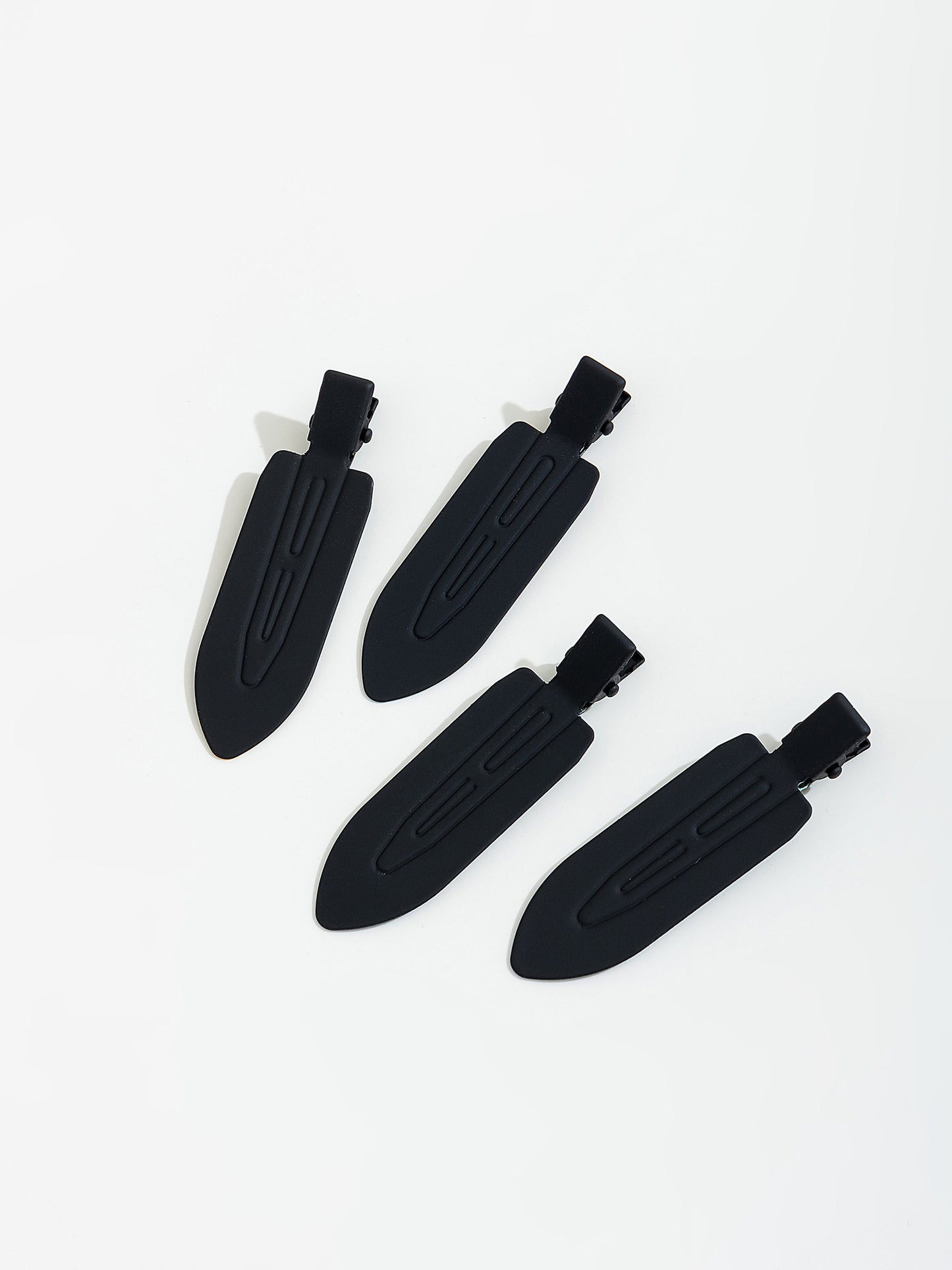 סט 4 סיכות לשיער מט