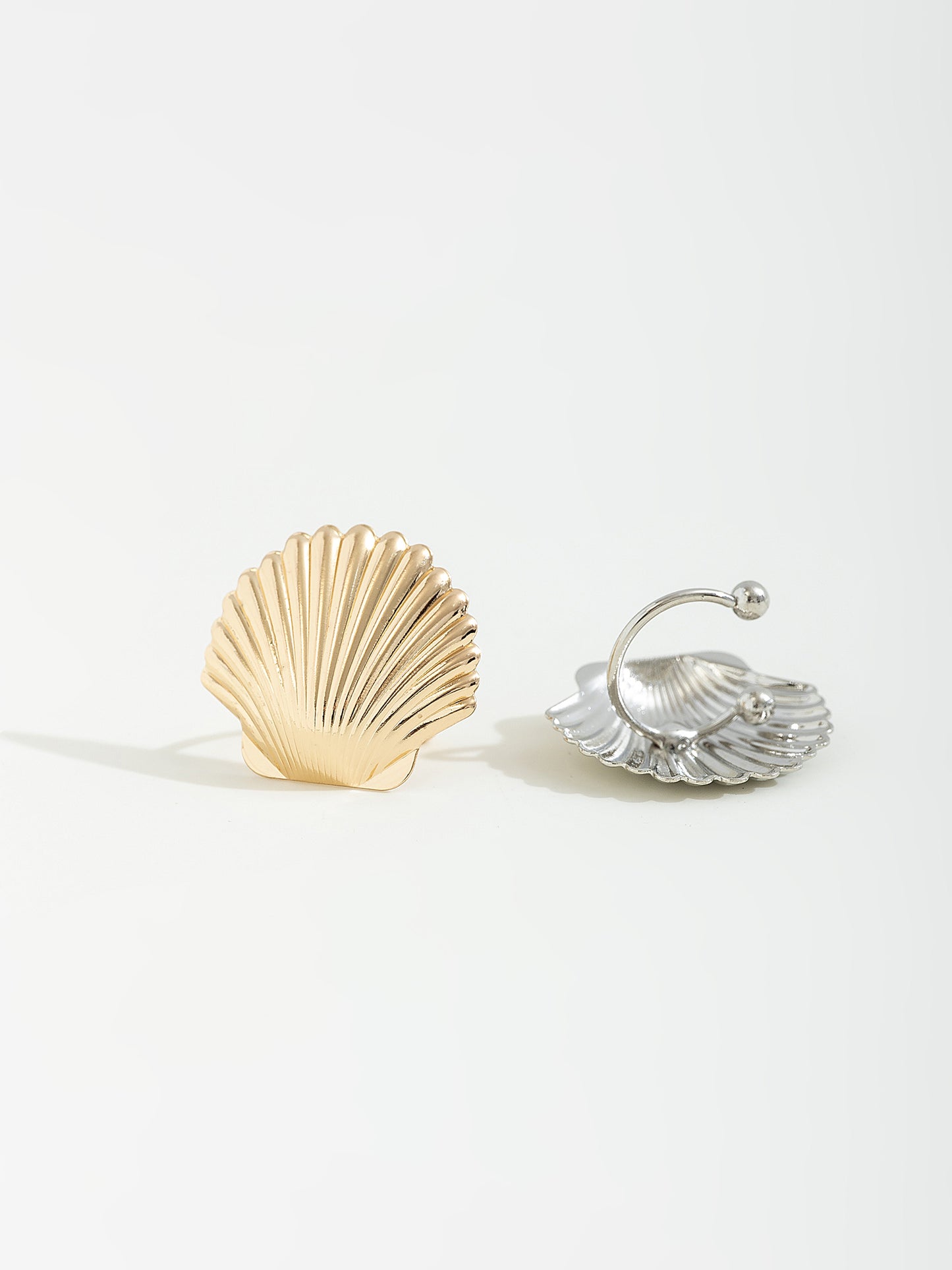 עגיל קליפס צדפה