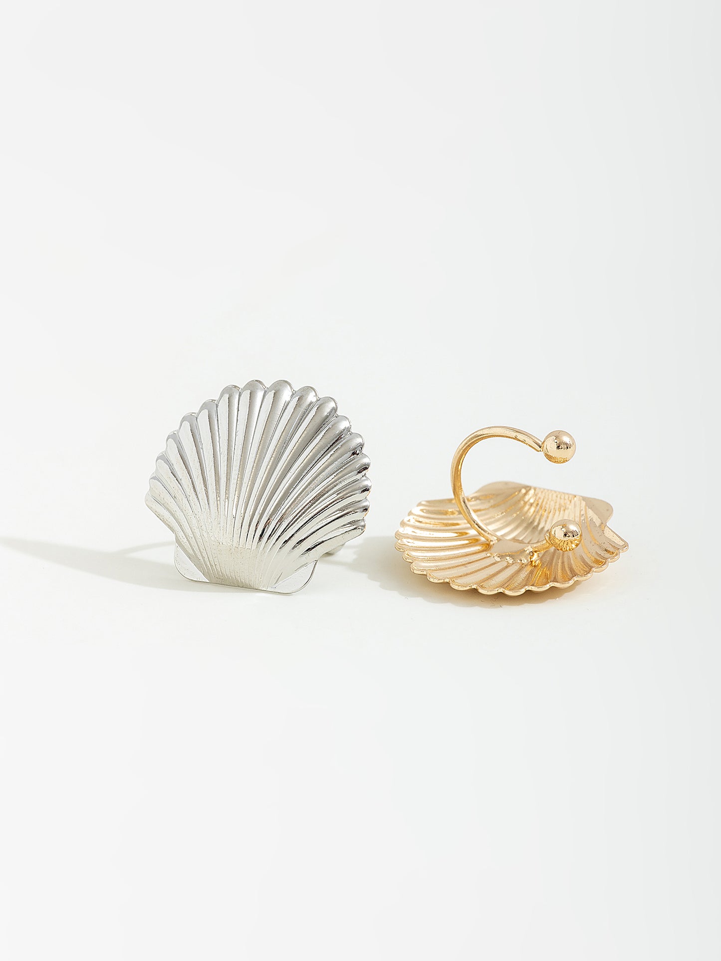 עגיל קליפס צדפה