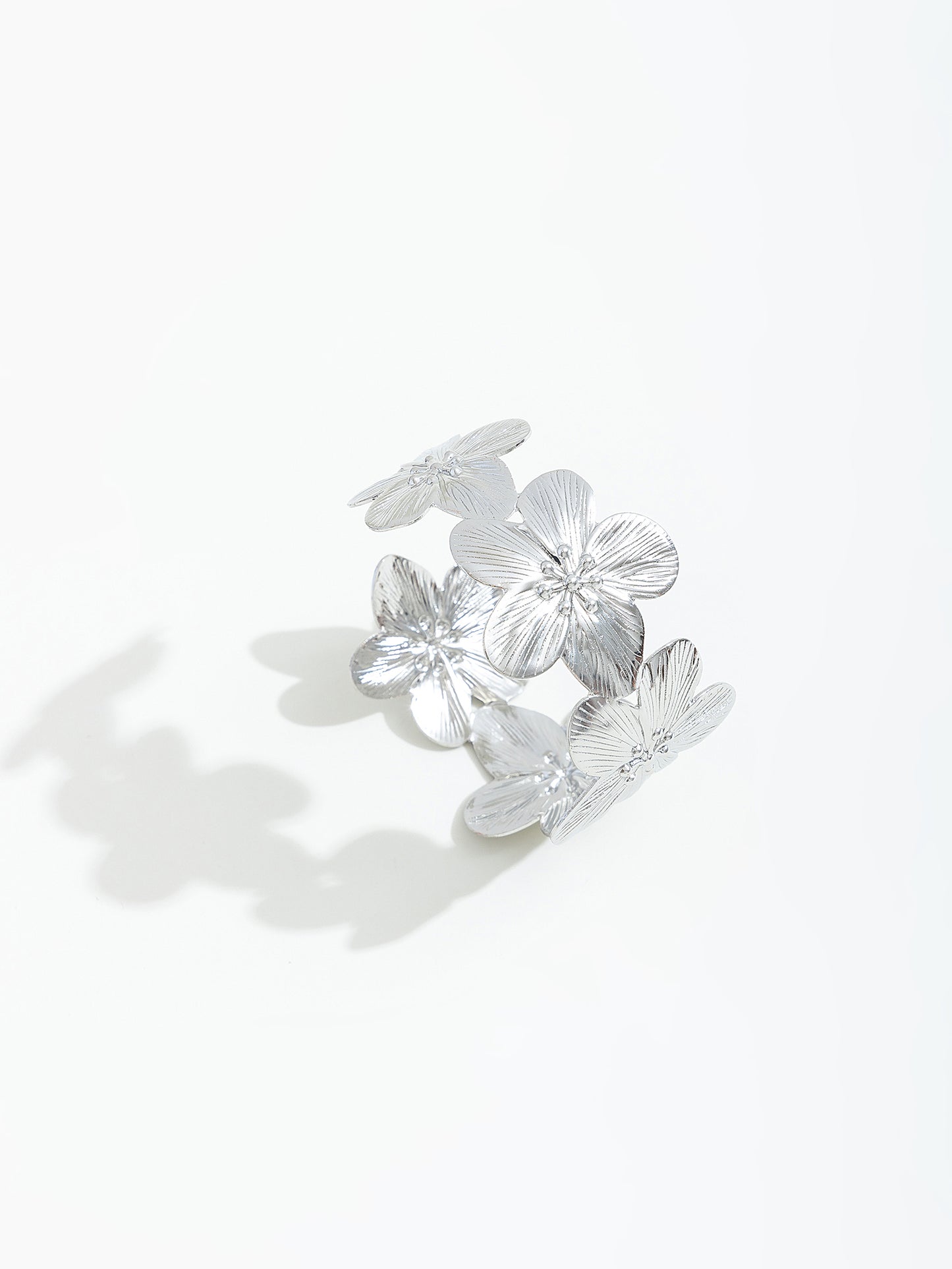 צמיד פתוח פרחים