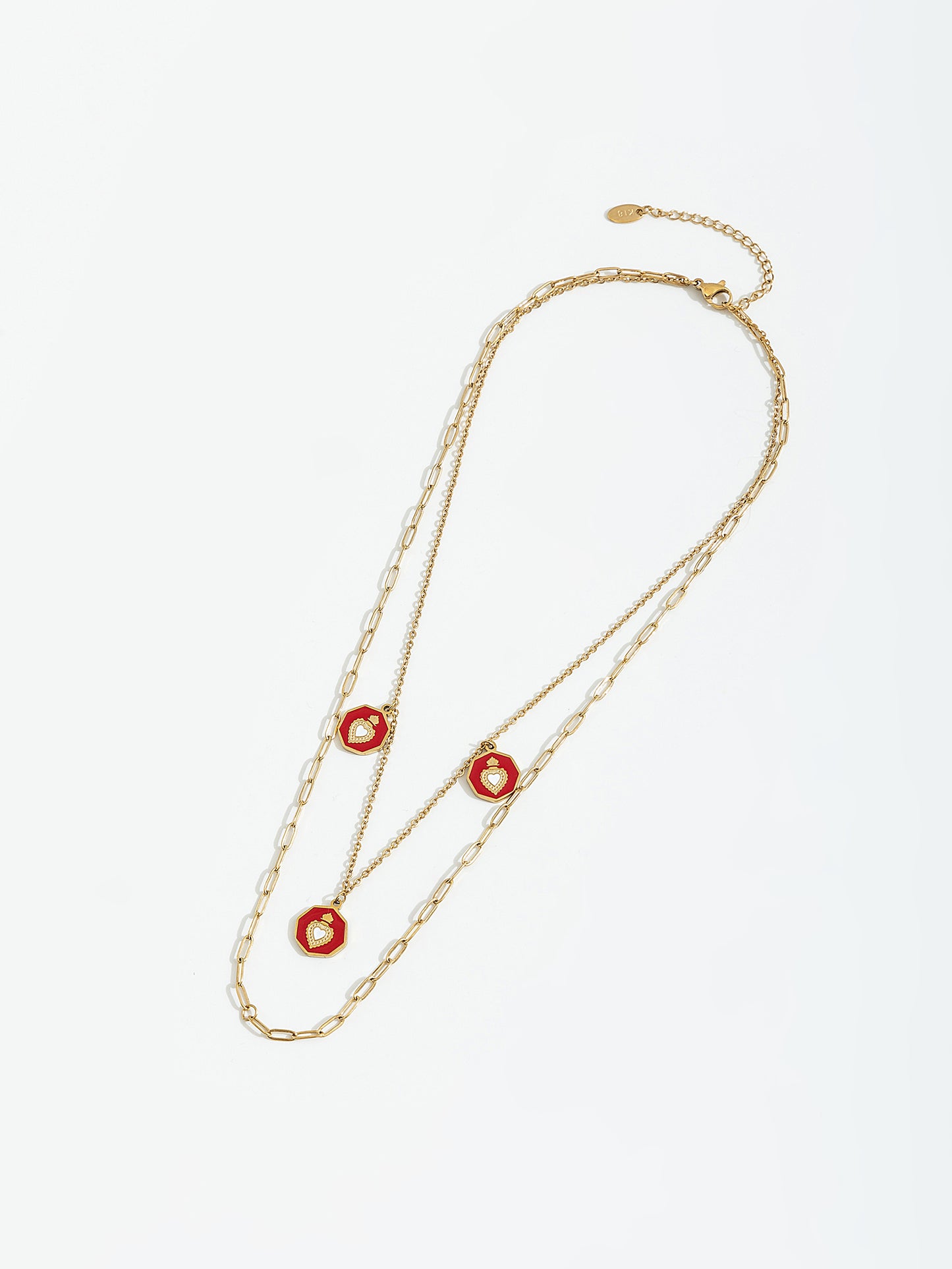 שרשרת עיגולים אדומים