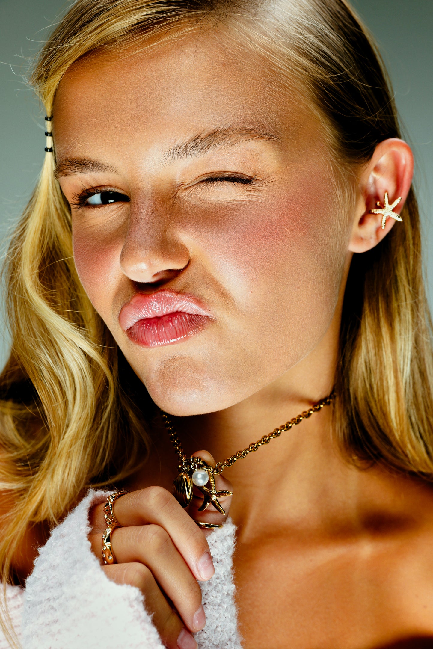 עגיל קליפס כוכב ים