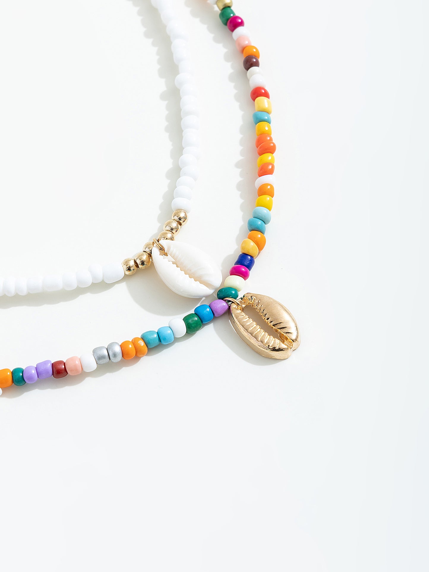 סט שרשראות קונכיה