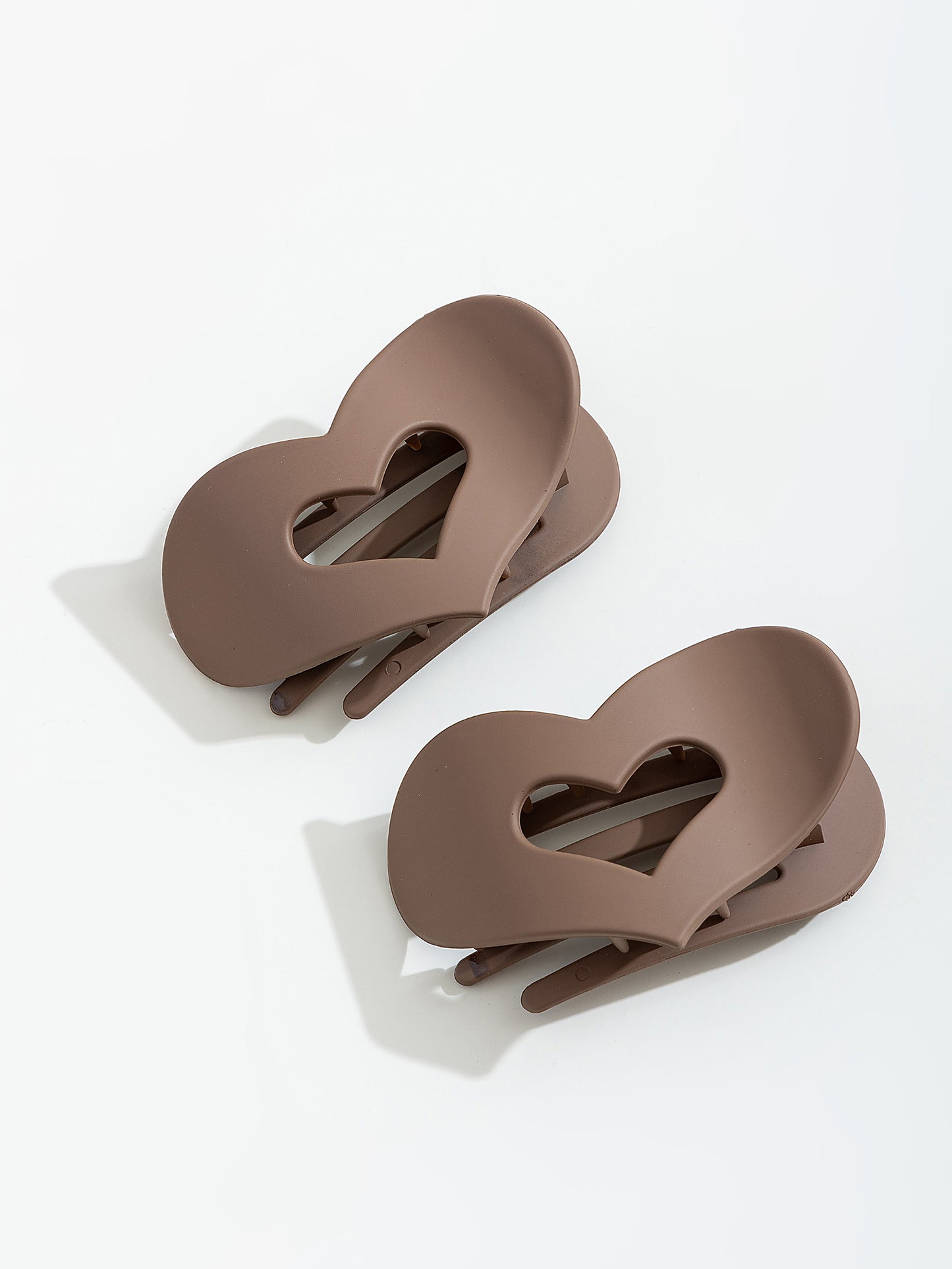 זוג קליפסים לב