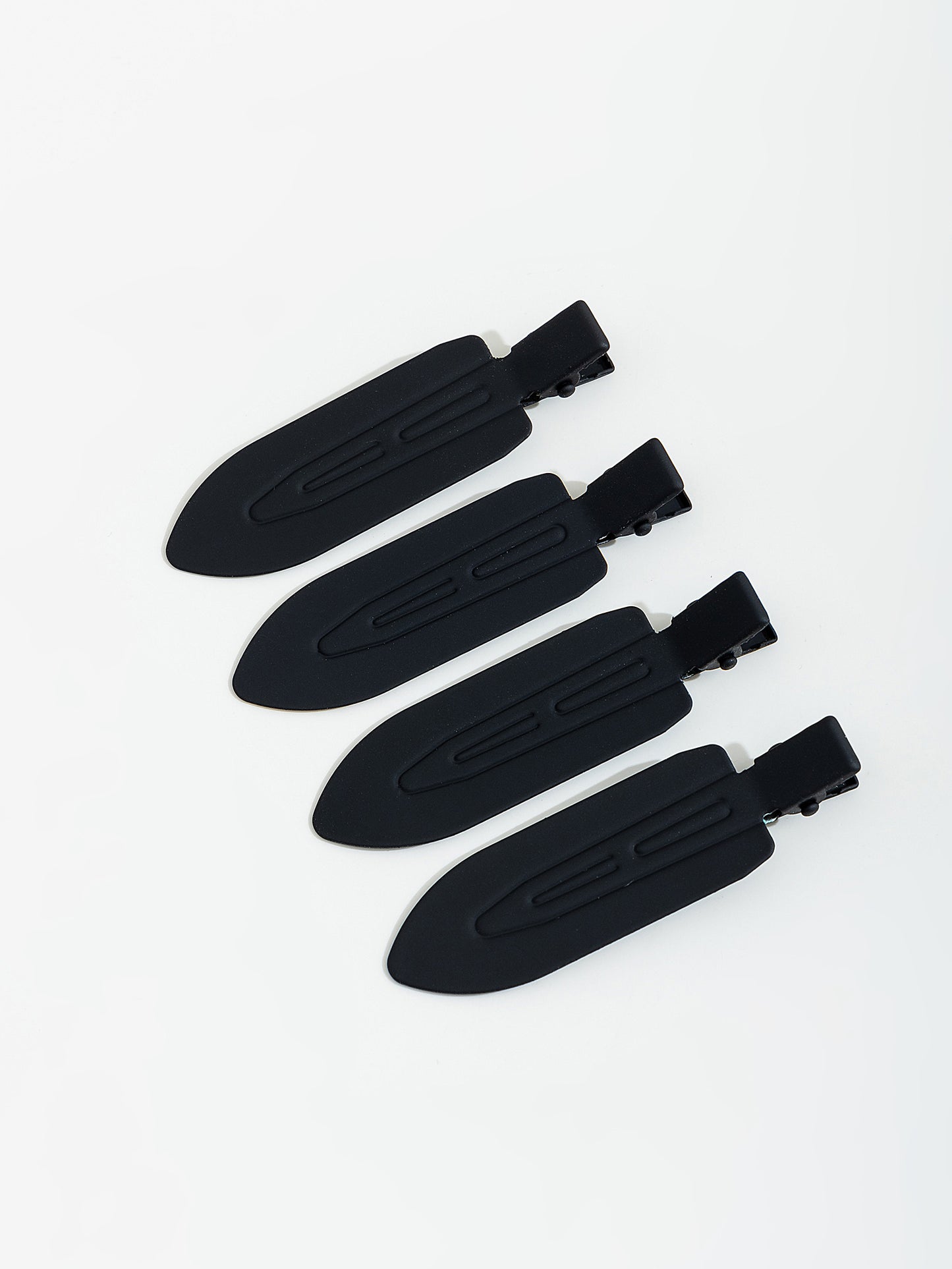 סט 4 סיכות לשיער מט