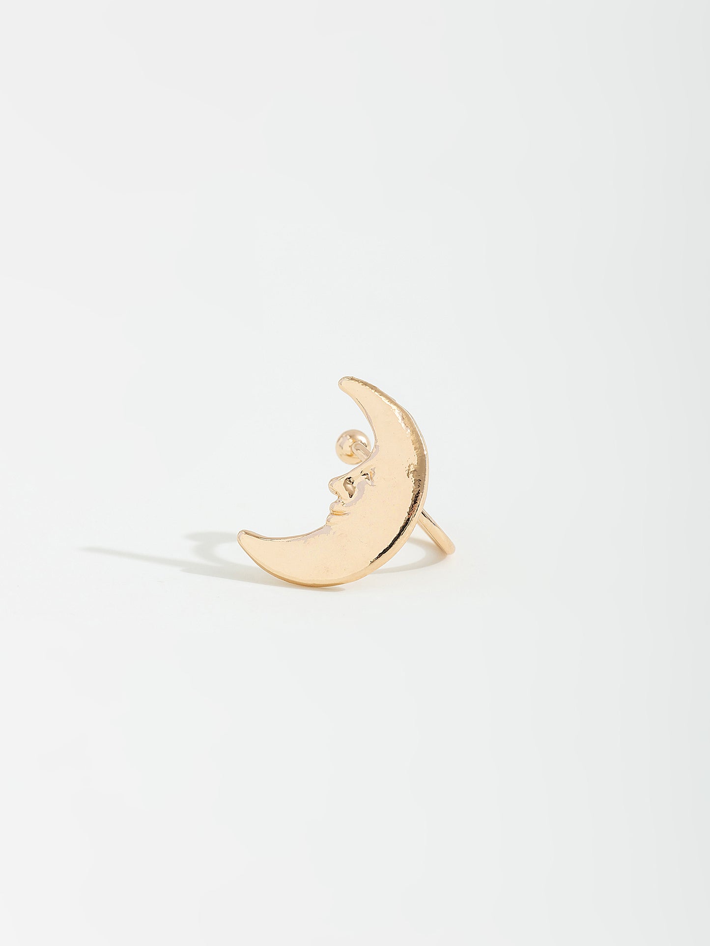 עגיל קליפס ירח