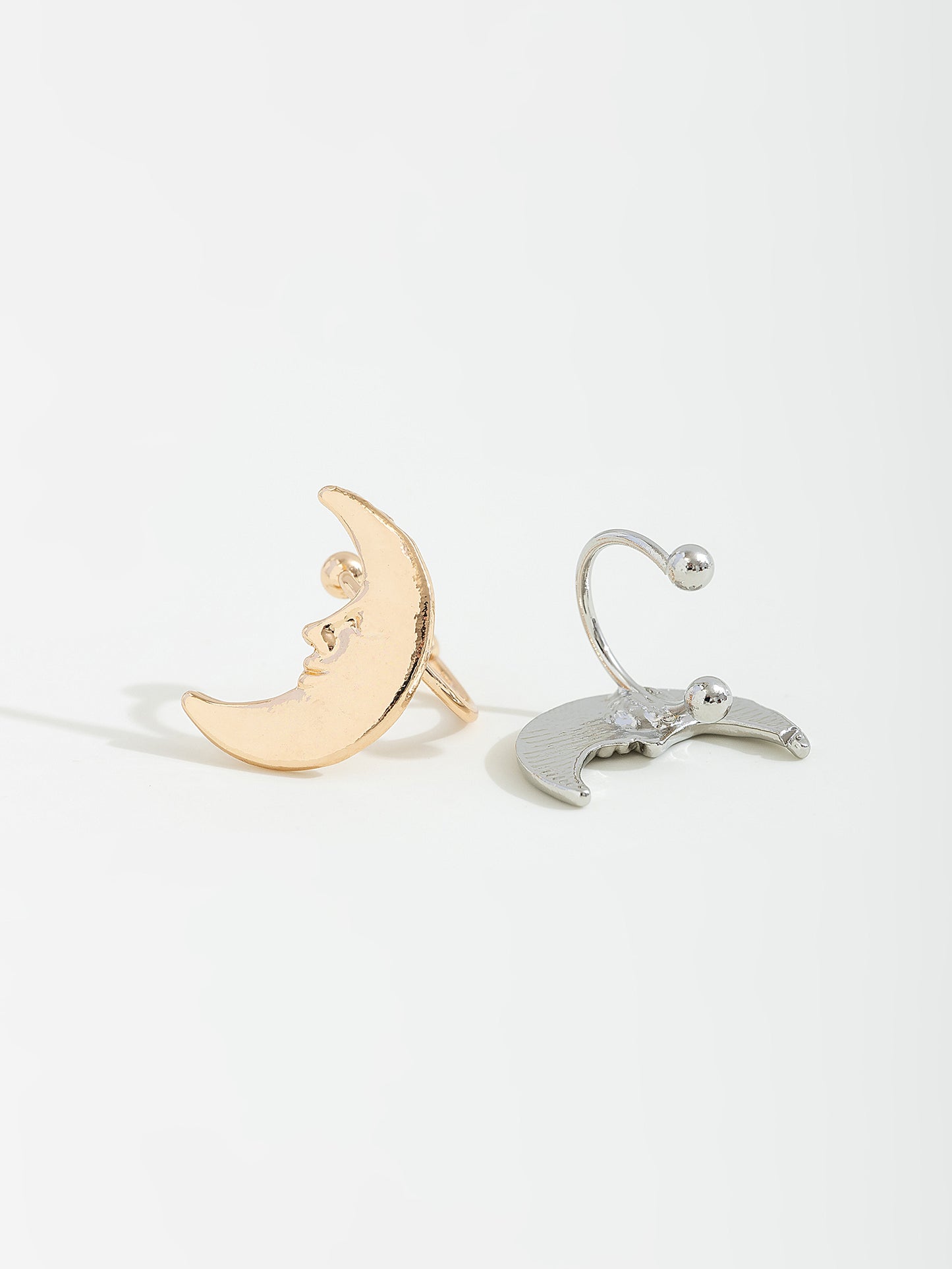 עגיל קליפס ירח