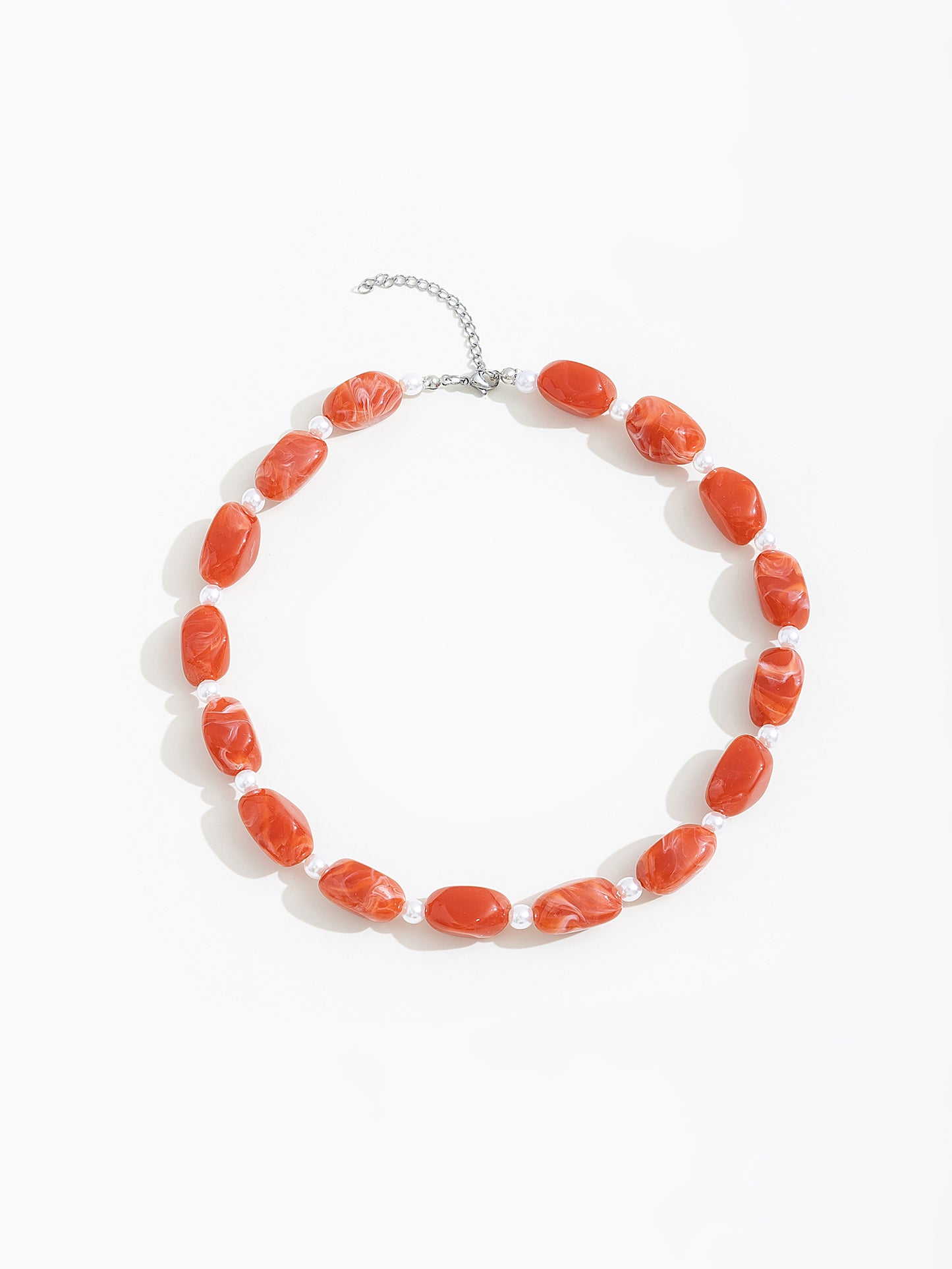 שרשרת בשילוב אבנים