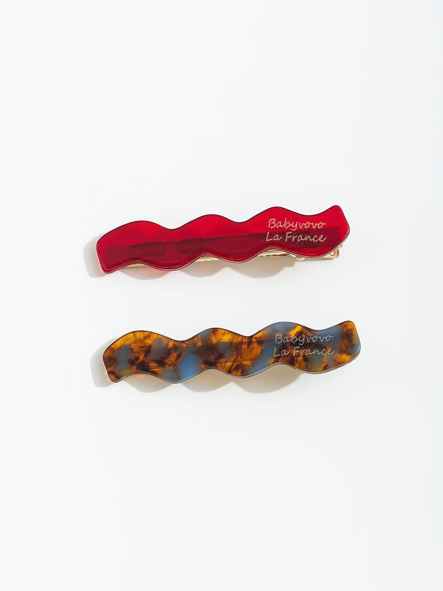 זוג סיכות לשיער גלים