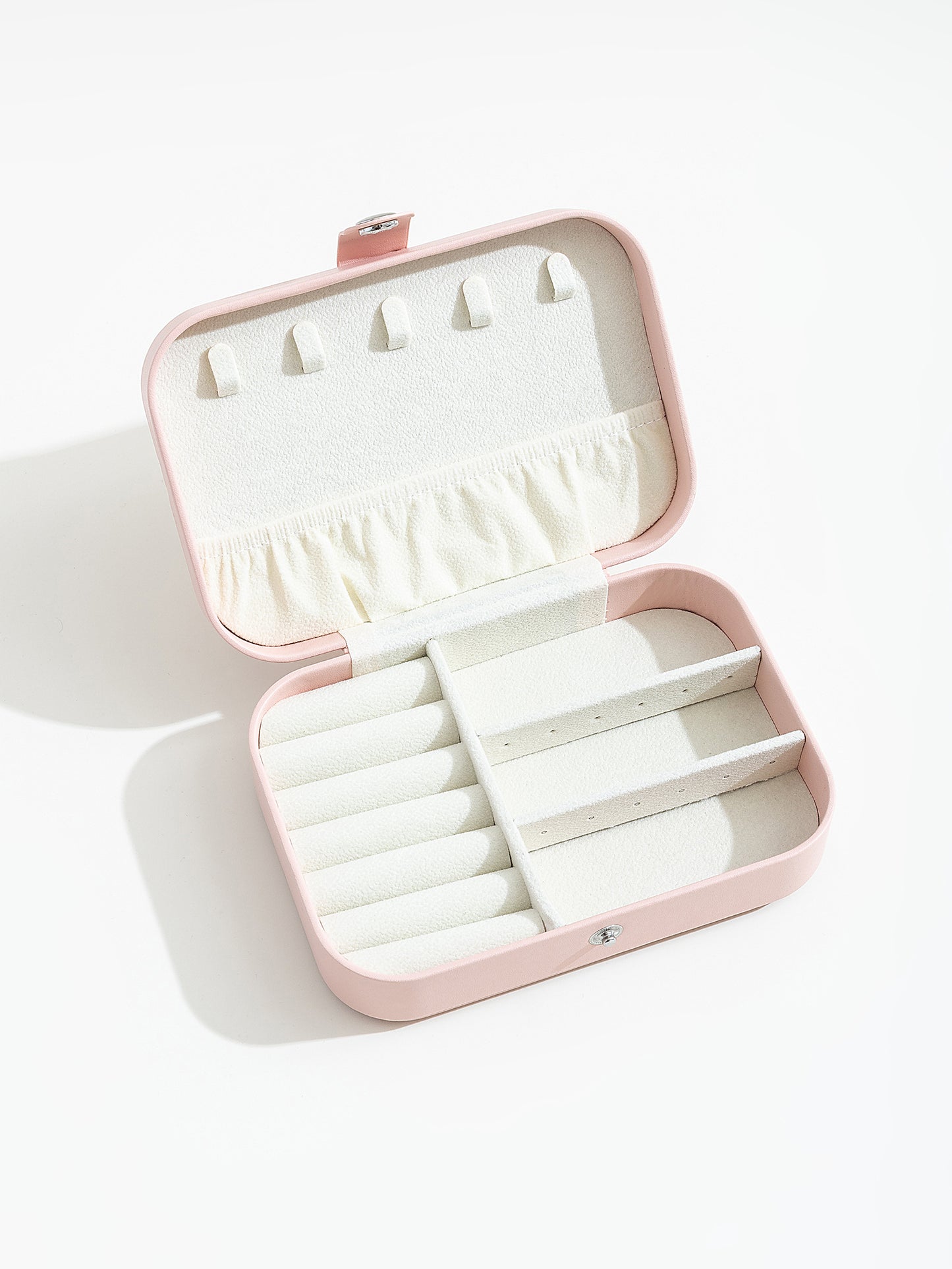 קופסת תכשיטים בסגירת טיק-טק דמוי עור