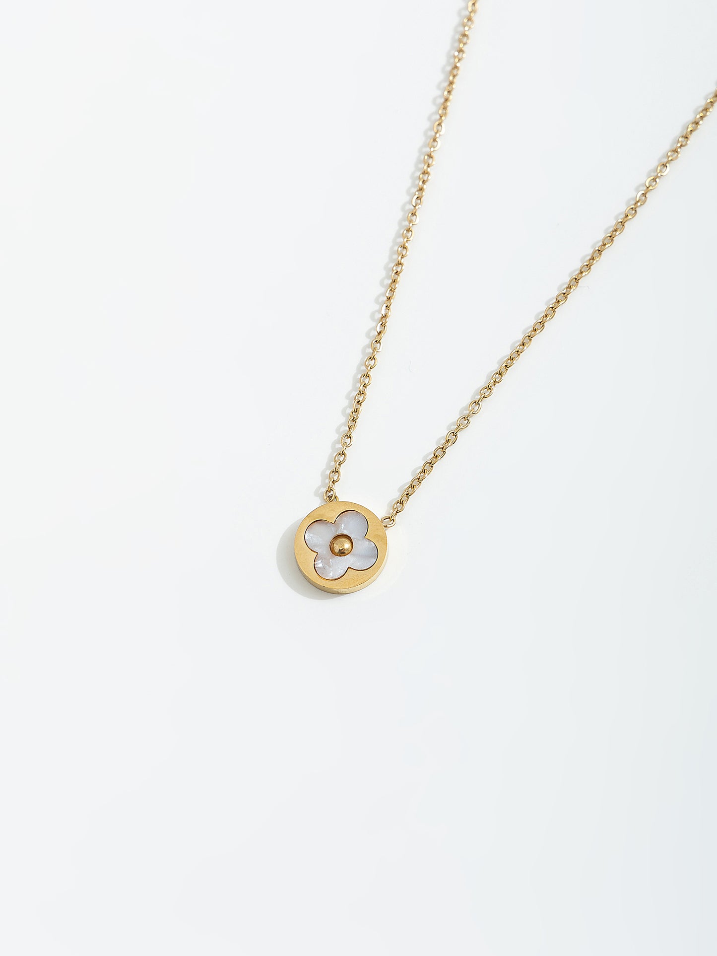 שרשרת עיגול פרח