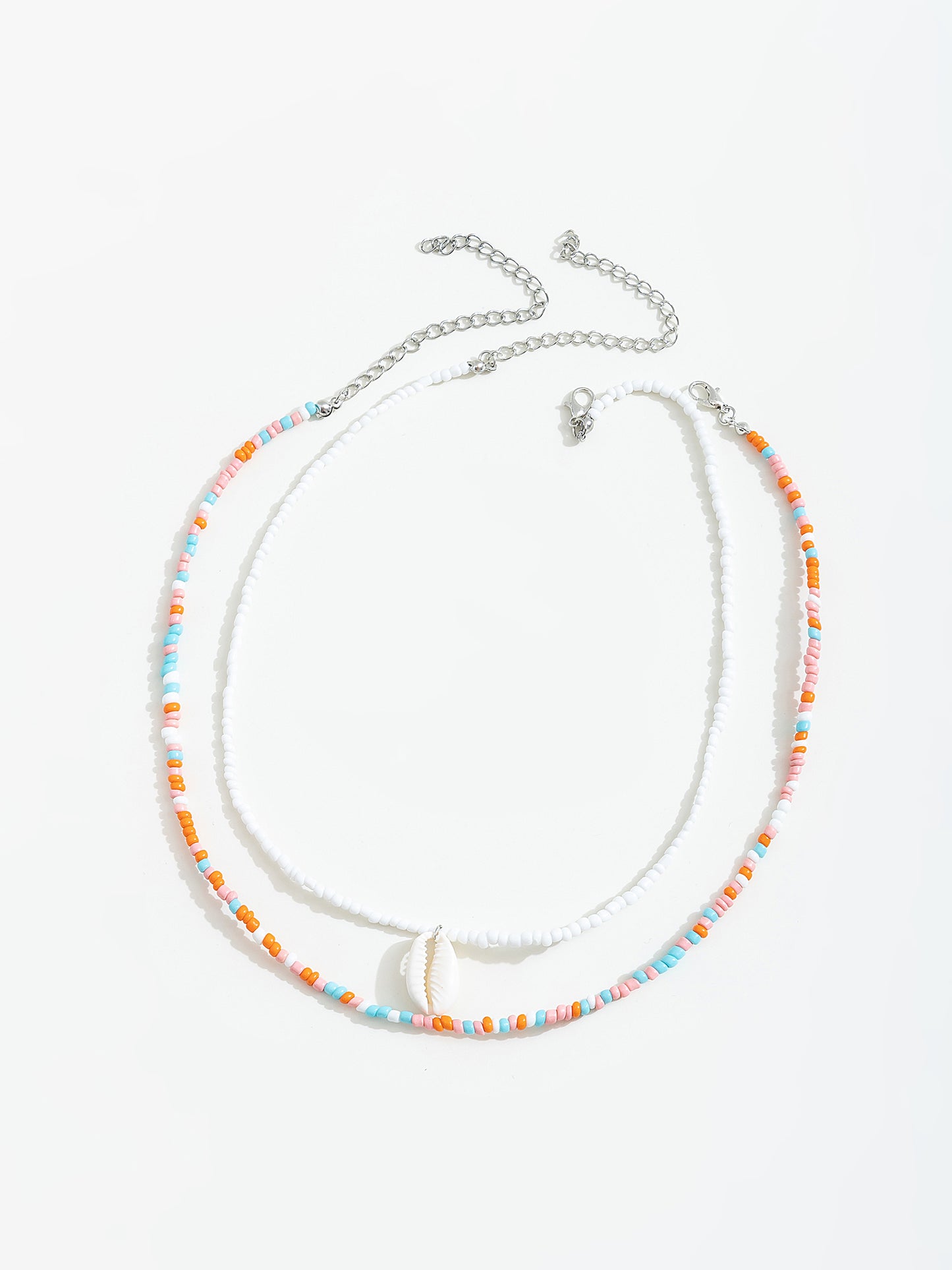 סט של שתי שרשראות חרוזים